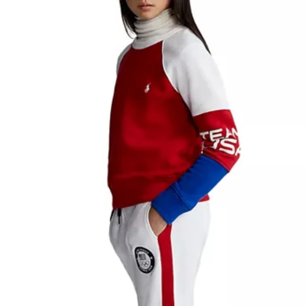 Polo Ralph Lauren Team USA 2022 Official Olympic Sweatshirt Girls M
